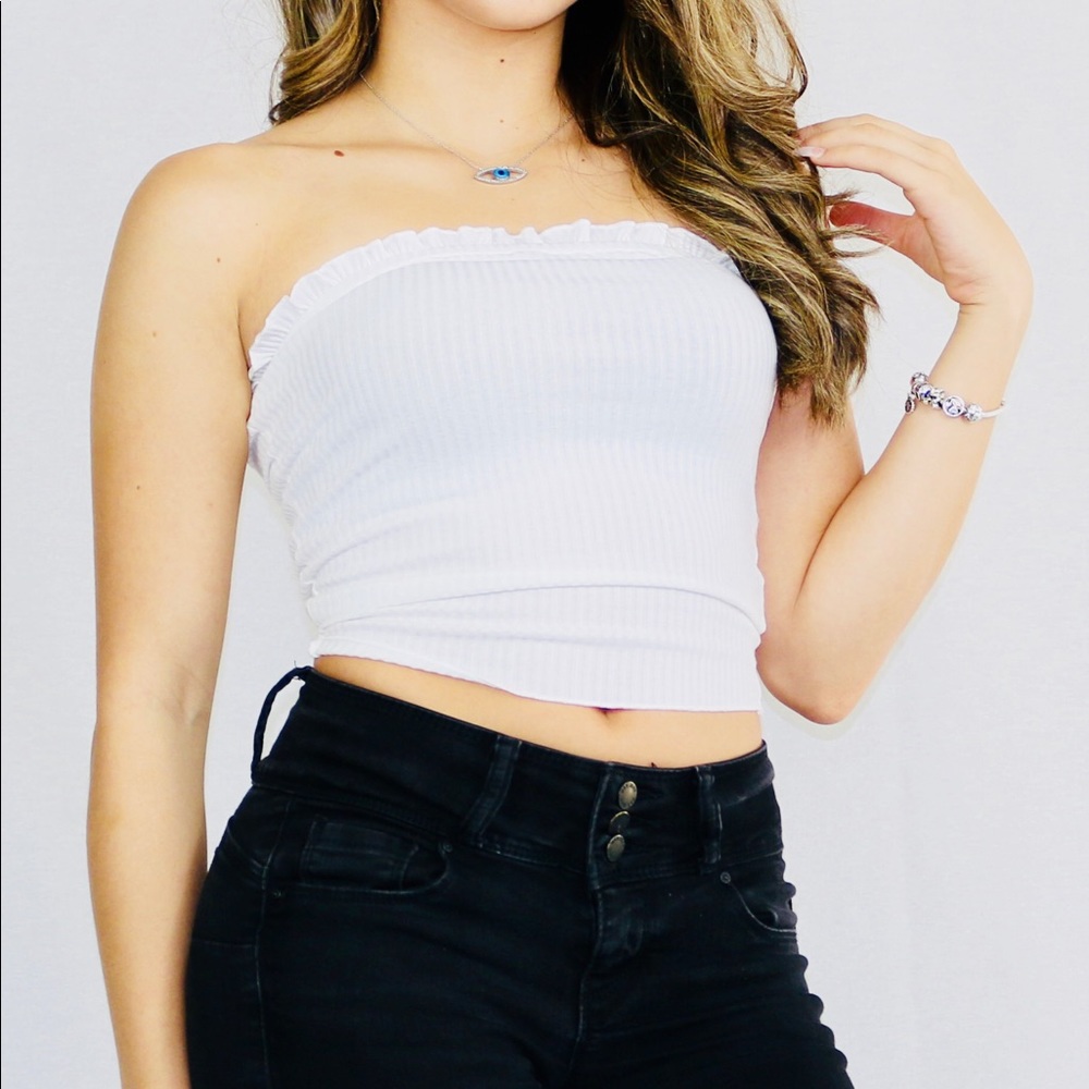 White tube top